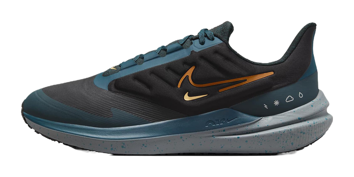 Nike Zoom Winflo 9 Black Deep Jungle  vjsneaker.com