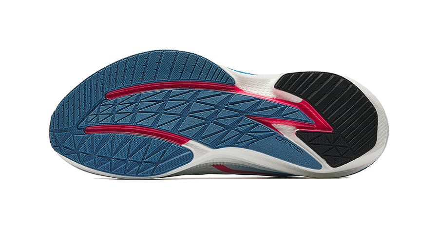 Anta MACH 5.0 Anti Slip Wear Resistant Low Top Casual Running Shoes Men's Gray Black Blue 