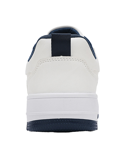 Warrior Cushioning Abrasion Resistant Lightweight Low top Skateboard Shoes Unisex White Blue 