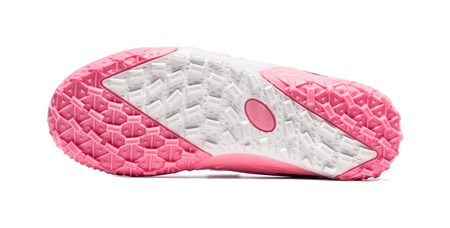 Double Star TF Broken Nail Sports Leisure Non slip Anti kick Lightweight Shock Absorbent Low cut Football Shoes White Purple Pink Children's Edition  VJSNEAKER