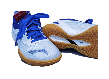 Li-Ning Qilin 2.0 PE "Kirin" APPU007-1 - Table Tennis Shoe Unisex Standard White/Shadow Purple Blue