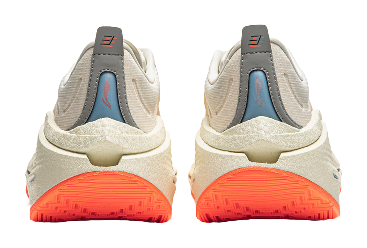 Li Ning Shadow 3 Essential Cushioning Support Rebound Low top Casual Running Shoes Womens Ecru  VJsneaker