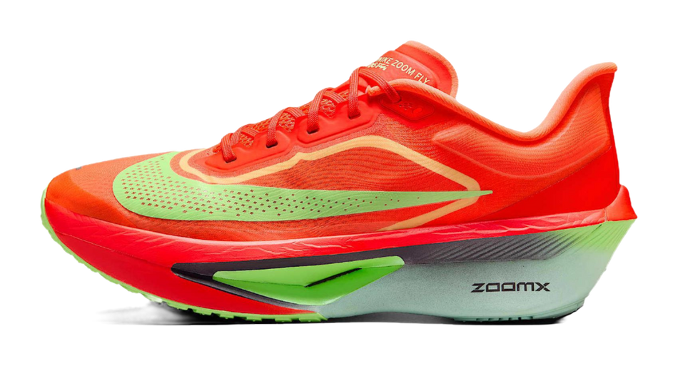 Nike Zoom Fly 6 Bright Crimson Lime Blast Mint Foam Cave Purple  vjsneaker.com
