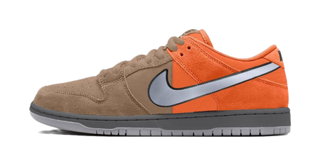 Nike Dunk SB Abrasion Resistant Low top Skateboard Shoes Unisex Orange Brown  vjsneaker.com