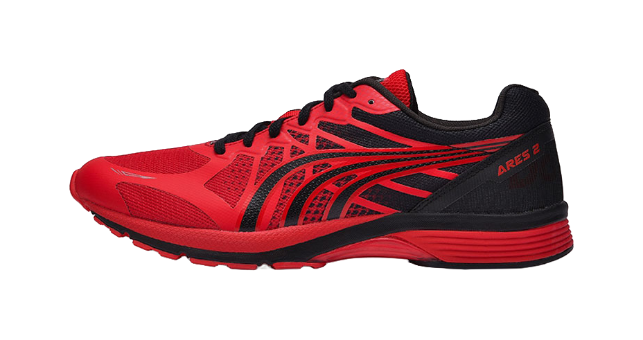 DO-WIN Warlord Ii Cushioning Anti-Slip Wear-Resistant Breathability Low-Top Running Shoes Unisex Red Black 