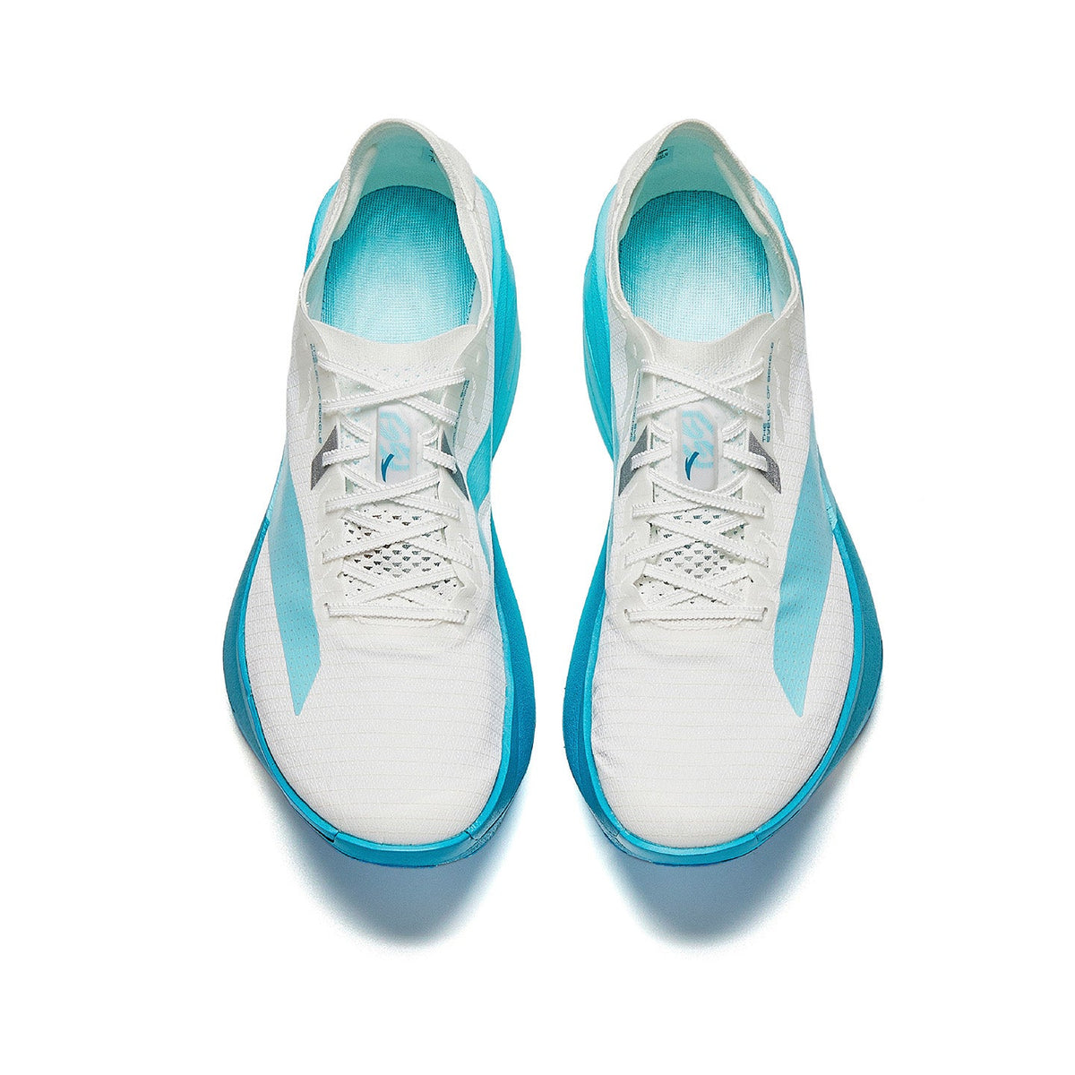 Anta C202 G9 2 "Cloud Sea" 112615573-4 - Marathon Racing Shoe Men White Blue Silver