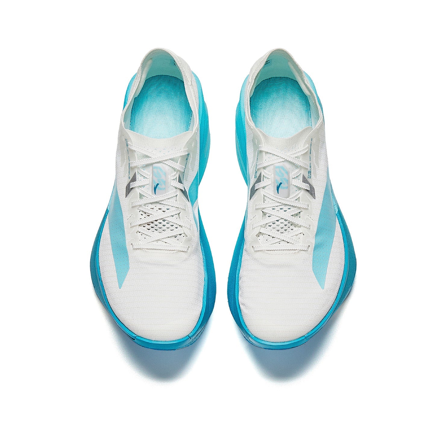 Anta C202 G9 2 "Cloud Sea" 112615573-4 - Marathon Racing Shoe Men White Blue Silver