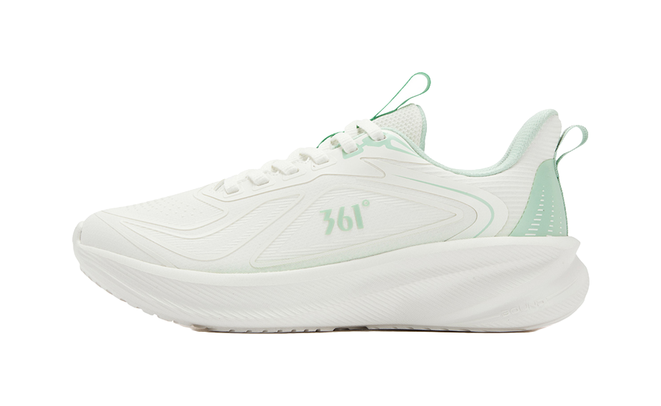 361° Cushioning, Wear Resistant Low top Casual Running Shoes Women's Stream Green 