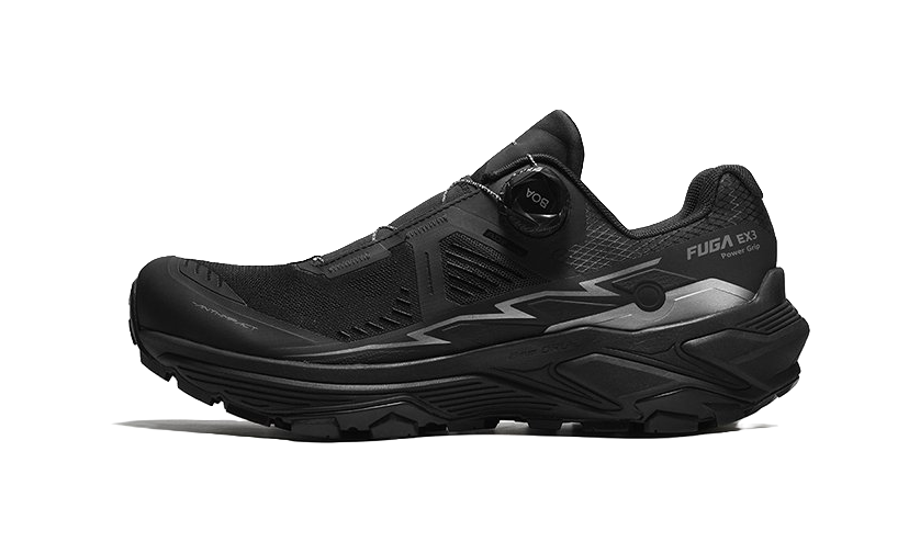 KAILAS FUGA EX3 BOA Hiking Running Shoes Men's Ink Black