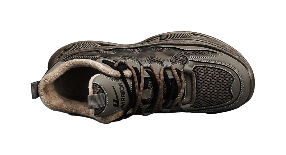 WARRIOR Chunky Sneakers Unisex Low top Gray 