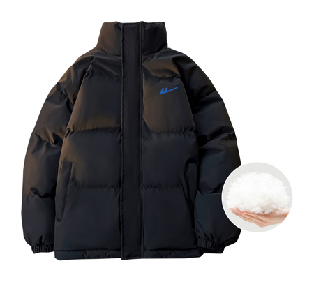 WARRIOR Puffer Jackets Unisex Stand Collar Thickened  VJSNEAKER