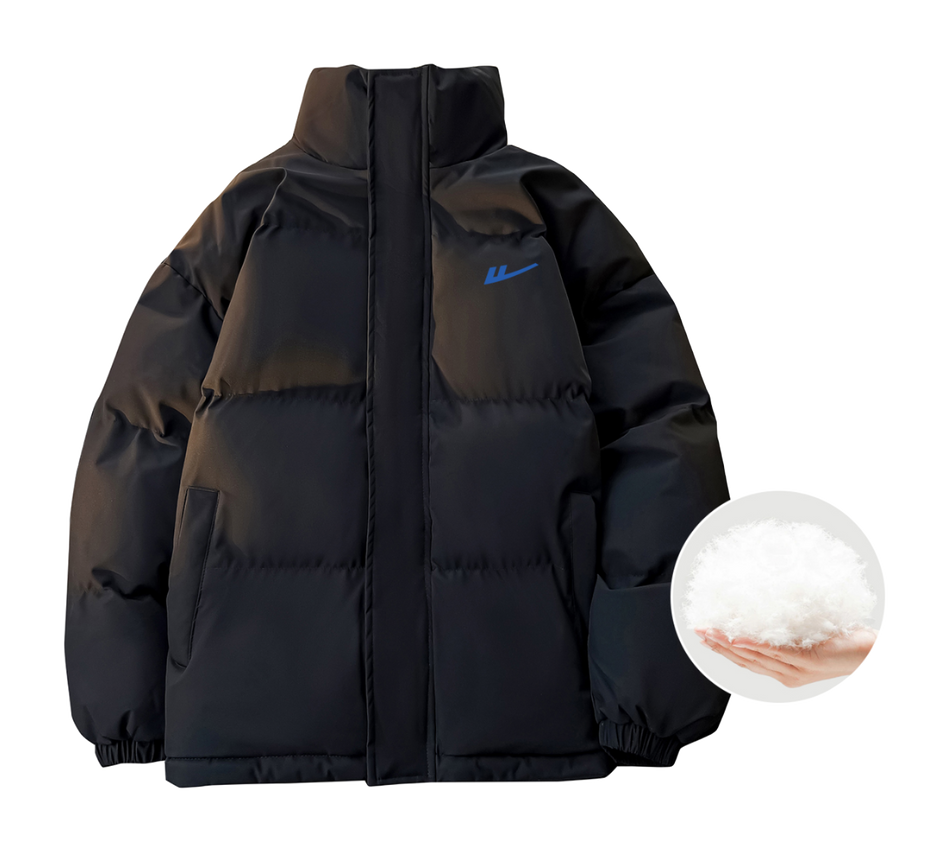 WARRIOR Puffer Jackets Unisex Stand Collar Thickened  VJSNEAKER