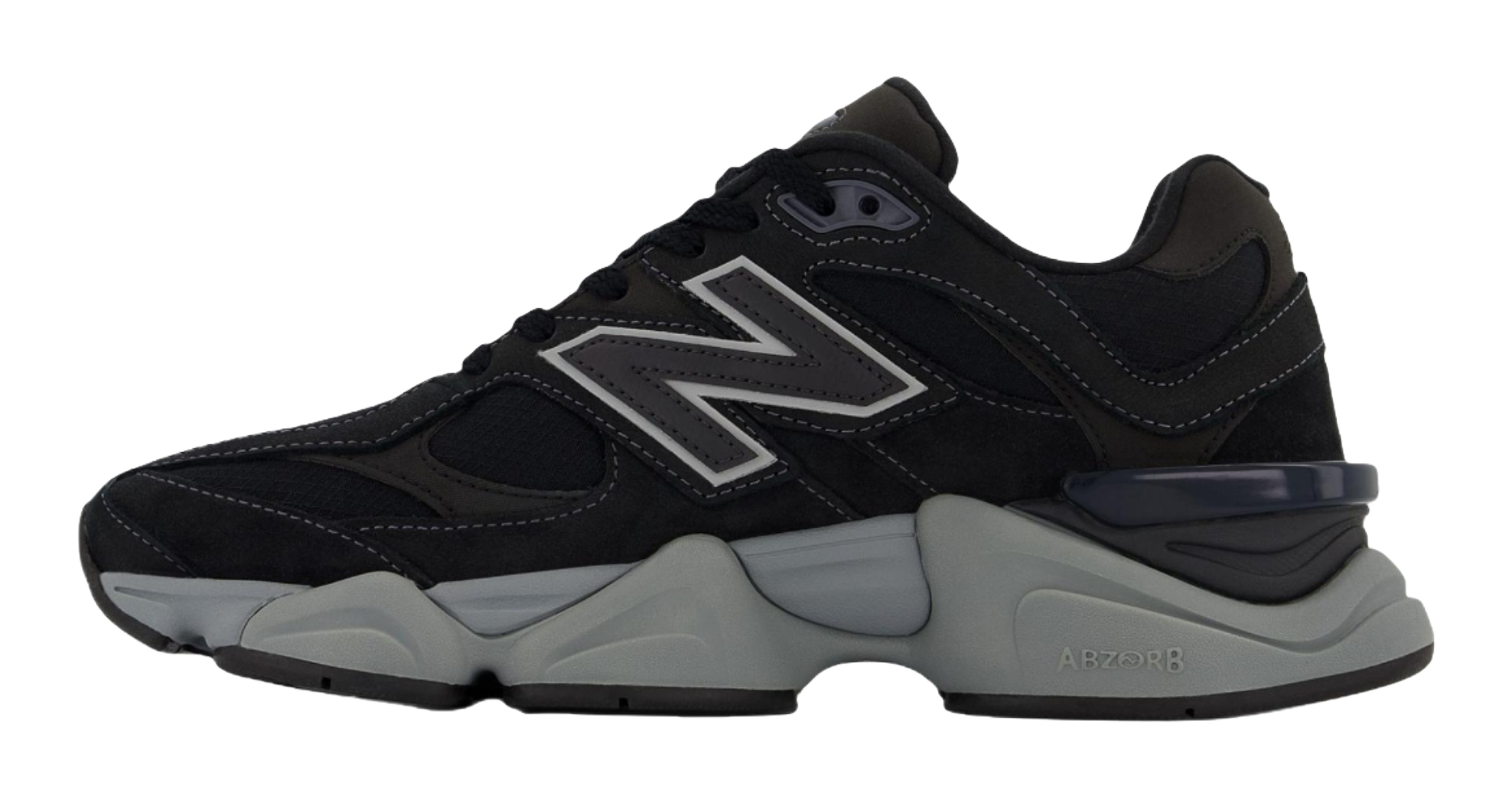 9060 New Balance Cordura - Black Grey  vjsneaker.com