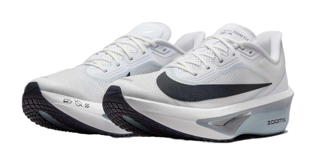 Nike Zoom Fly 6 White Pure Platinum Obsidian Mist Gridiron  vjsneaker.com