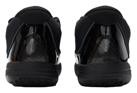 Serious Player Only Easy 1 Plus All Black mid top basketball shoes, unisex, pure black  vjsneaker.com