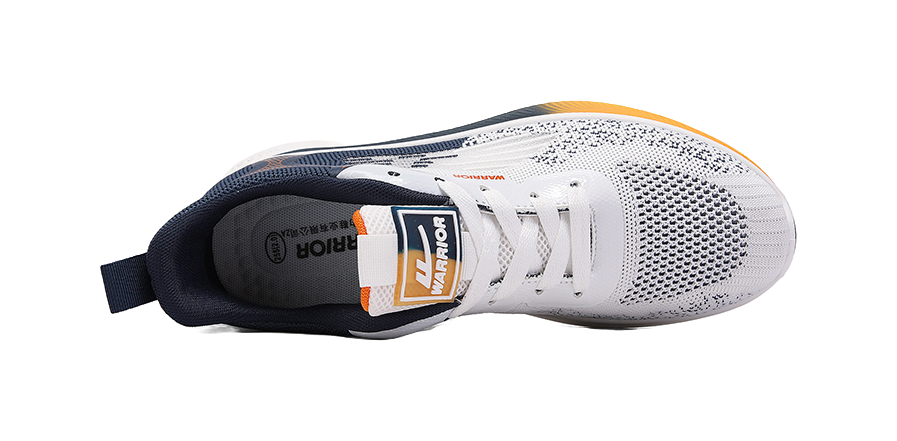 Warrior Sports Casual Shoes Men's White/Dark Blue/Orange 