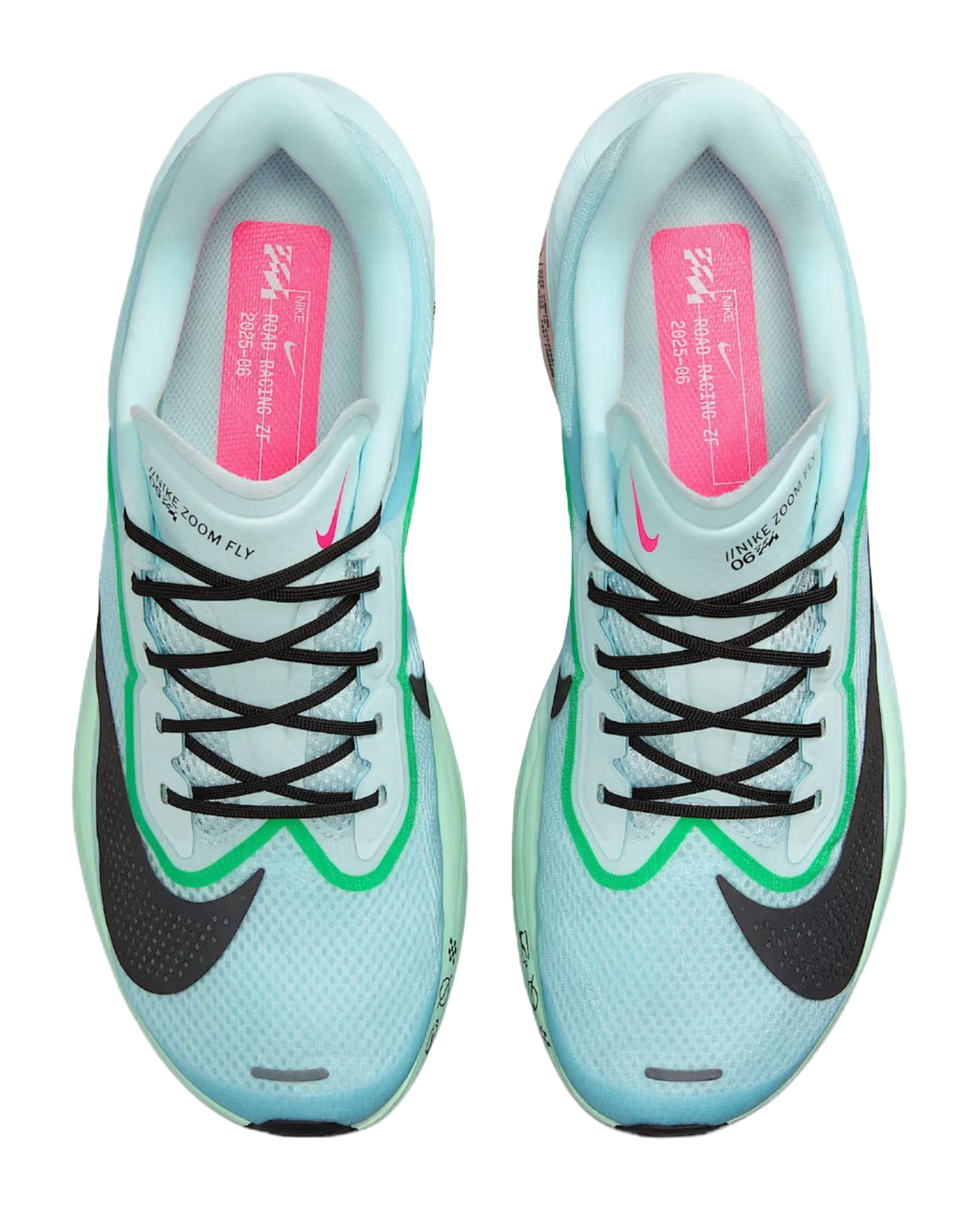 Nike Zoom Fly 6 Abrasion Resistant Low top Casual Running Shoes Mens Blue  vjsneaker.com