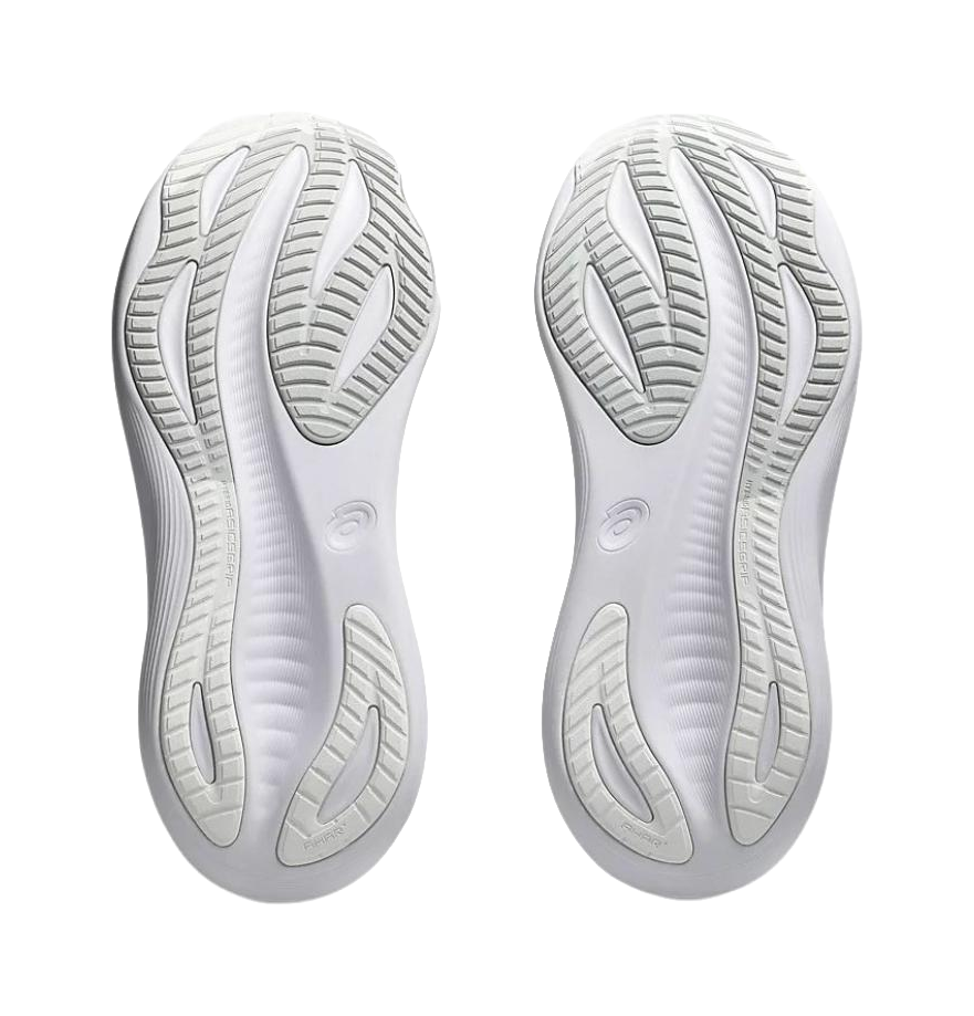 ASICS Gel Nimbus 27 White Glacier Grey  vjsneaker.com