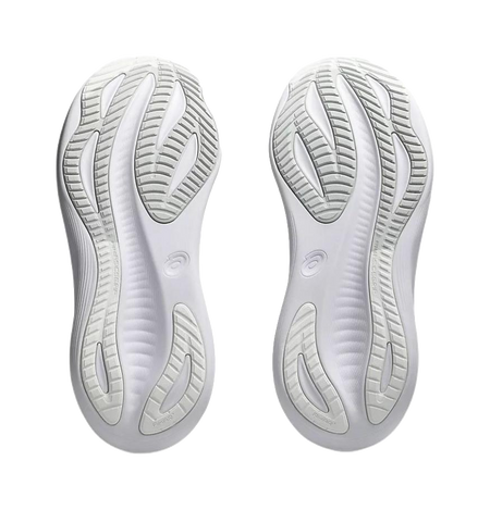 ASICS Gel Nimbus 27 White Glacier Grey  vjsneaker.com