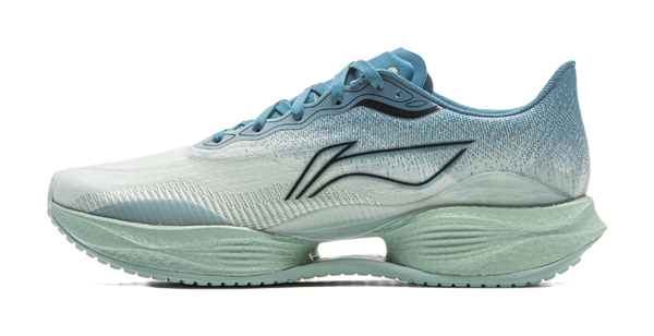 LiNing Super Light 22 Anti Slip Wear Resistant Low Top Casual Running Shoes Men's Gray Blue 