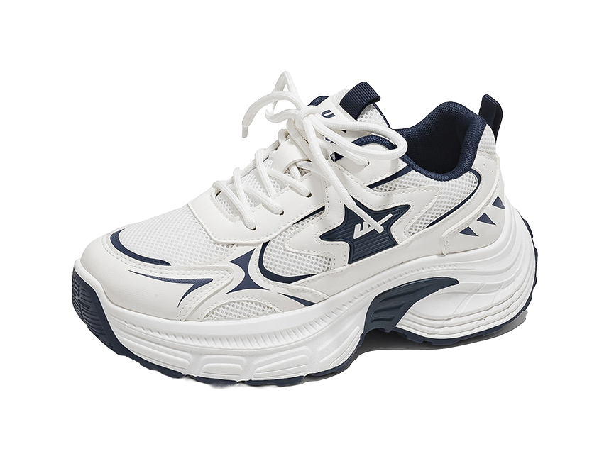 Warrior Low top Chunky Sneakers Women's Silver 