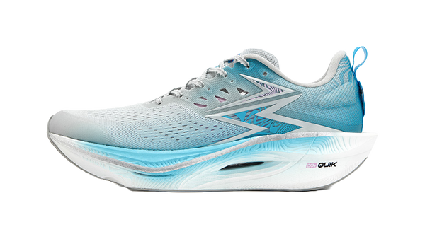 361° Flame 3 ET Cushioning, Slip Resistant, And Abrasion Resistant Low Top Casual Running Shoes Unisex Gray Blue 