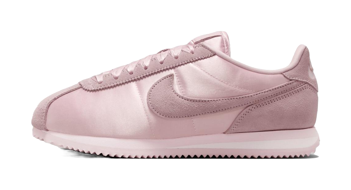 Nike Cortez Textile Satin Soft Pink Womens  VJSNEAKER
