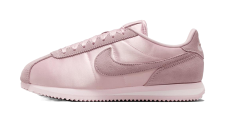 Nike Cortez Textile Satin Soft Pink Womens  VJSNEAKER