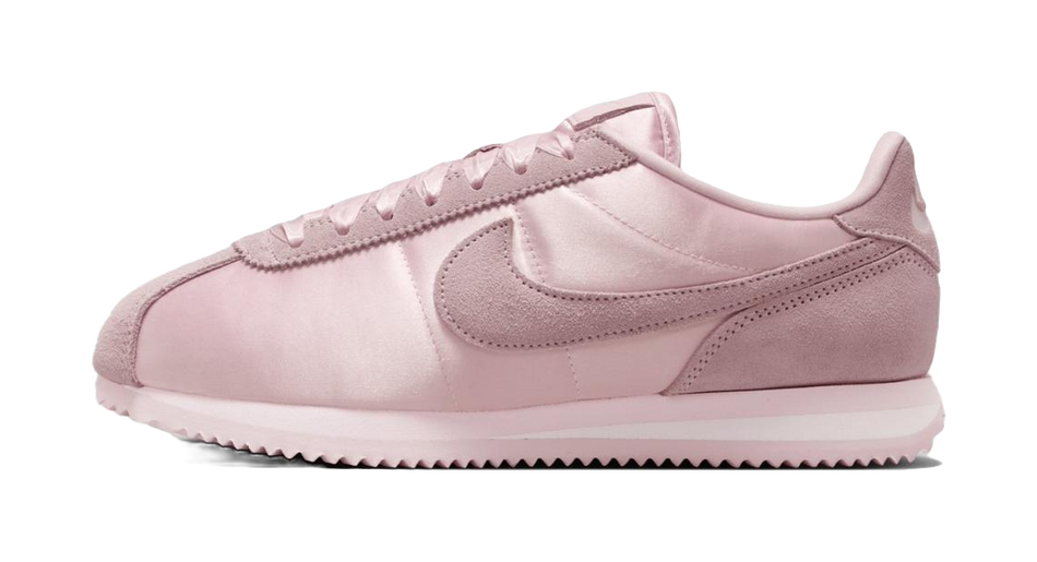 Nike Cortez Textile Satin Soft Pink Womens  VJSNEAKER