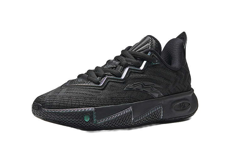 Antakids Abrasion Resistant Low Top Childrens Basketball Shoes Black Teenagers  VJSNEAKER