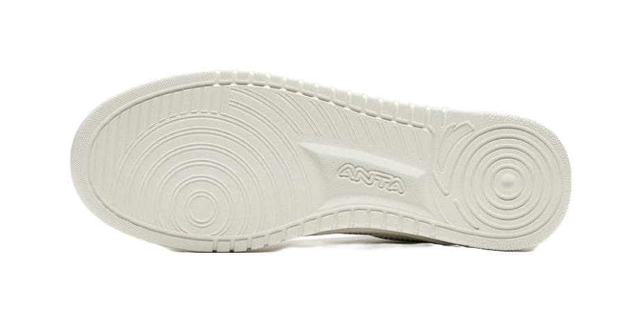 Anta Relaxed Anti-Slip Wear-Resistant Low-Top Skateboard Shoes Men's White 