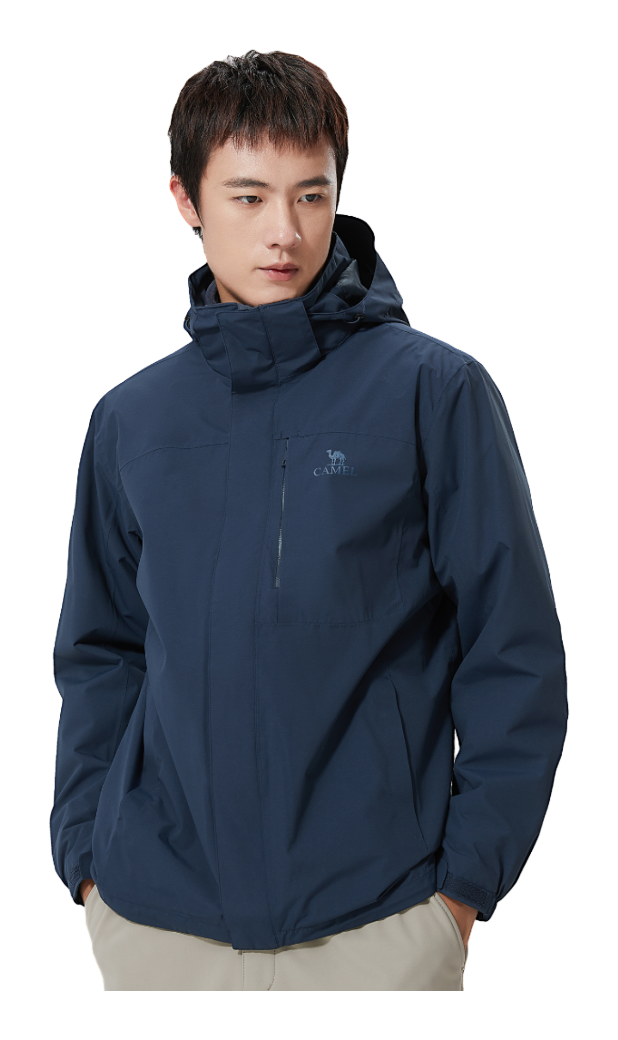 CAMEL All weather Windbreaker Jacket Mens  vjsneaker.com