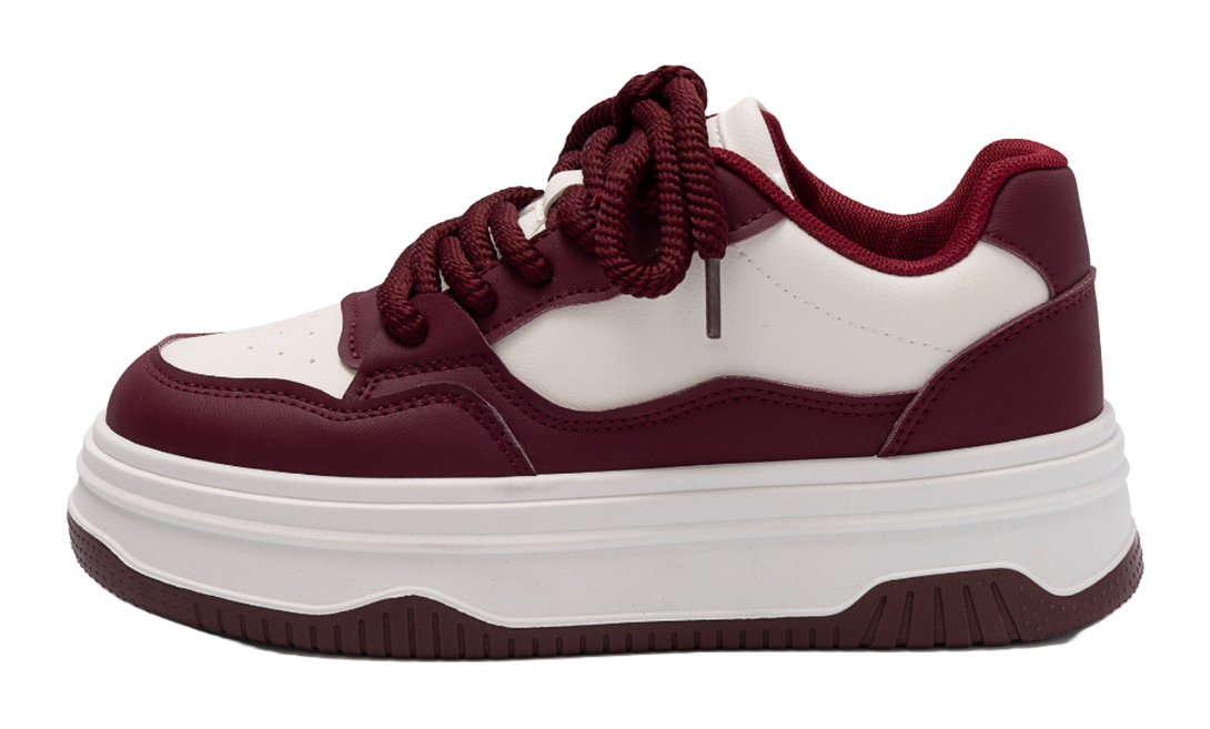 HUANQIU Coverage Lightweight Breathable Height Increasing Low top Skateboard Shoes Women's 