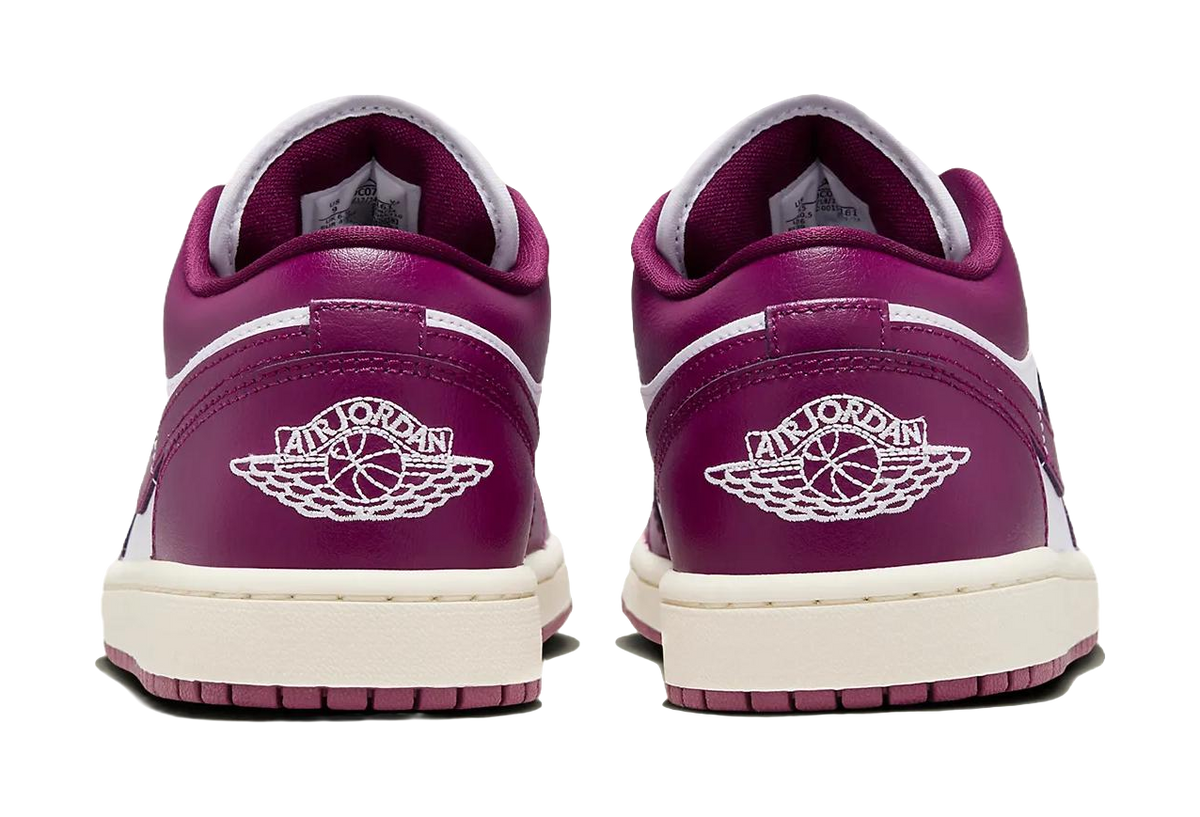 Jordan 1 Low Bordeaux Womens  vjsneaker.com