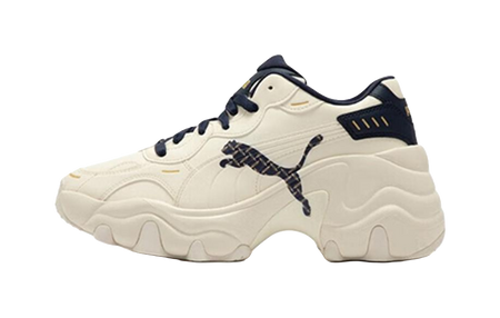 Puma Pulsar Wedge Beige Black Womens  vjsneaker.com