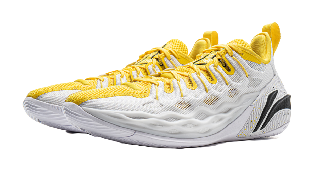 Li-Ning Buckets "Golden Gate Bridge" White/Yellow ABAV051-15 - Jimmy Butler Basketball Shoe Unisex White Yellow