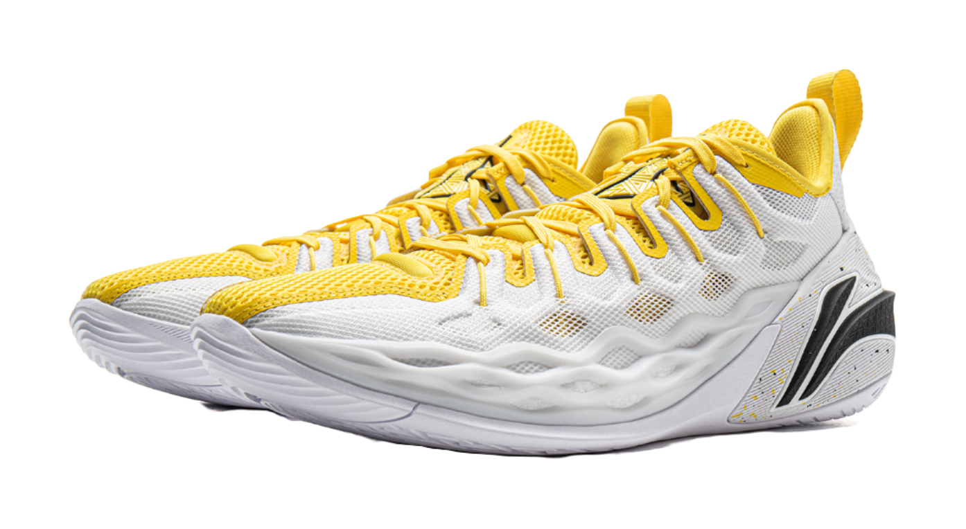 Li-Ning Buckets "Golden Gate Bridge" White/Yellow ABAV051-15 - Jimmy Butler Basketball Shoe Unisex White Yellow