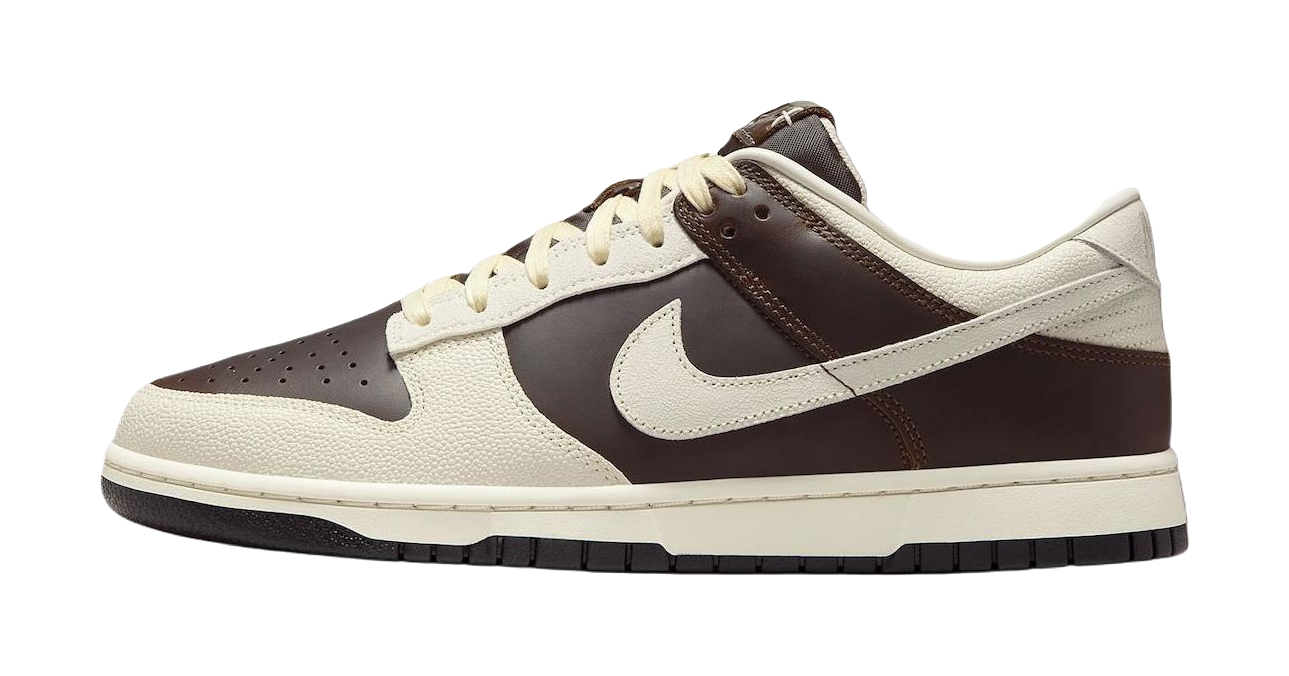 Nike Dunk Abrasion Resistant Low top Skateboard Shoes Mens Brown White  VJSNEAKER