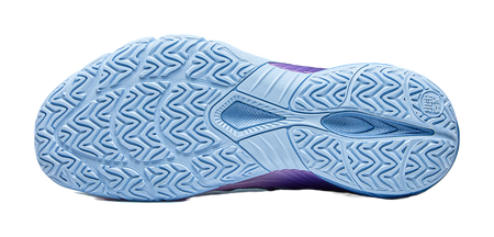 Anta men's low-top basketball shoes, light blue outsole with patterned tread