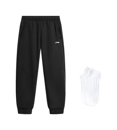 LiNing Fitness Series Knitted Sweatpants Mens Black  VJSNEAKER