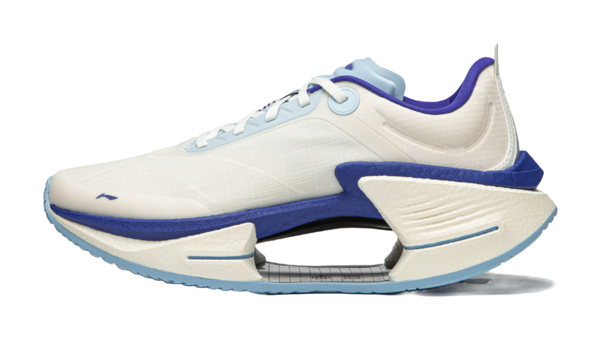 Li Ning Shadow 3 Essential Textile, TPU Cushioning Support Rebound Low top Sprint Running Shoes Mens White  VJsneaker