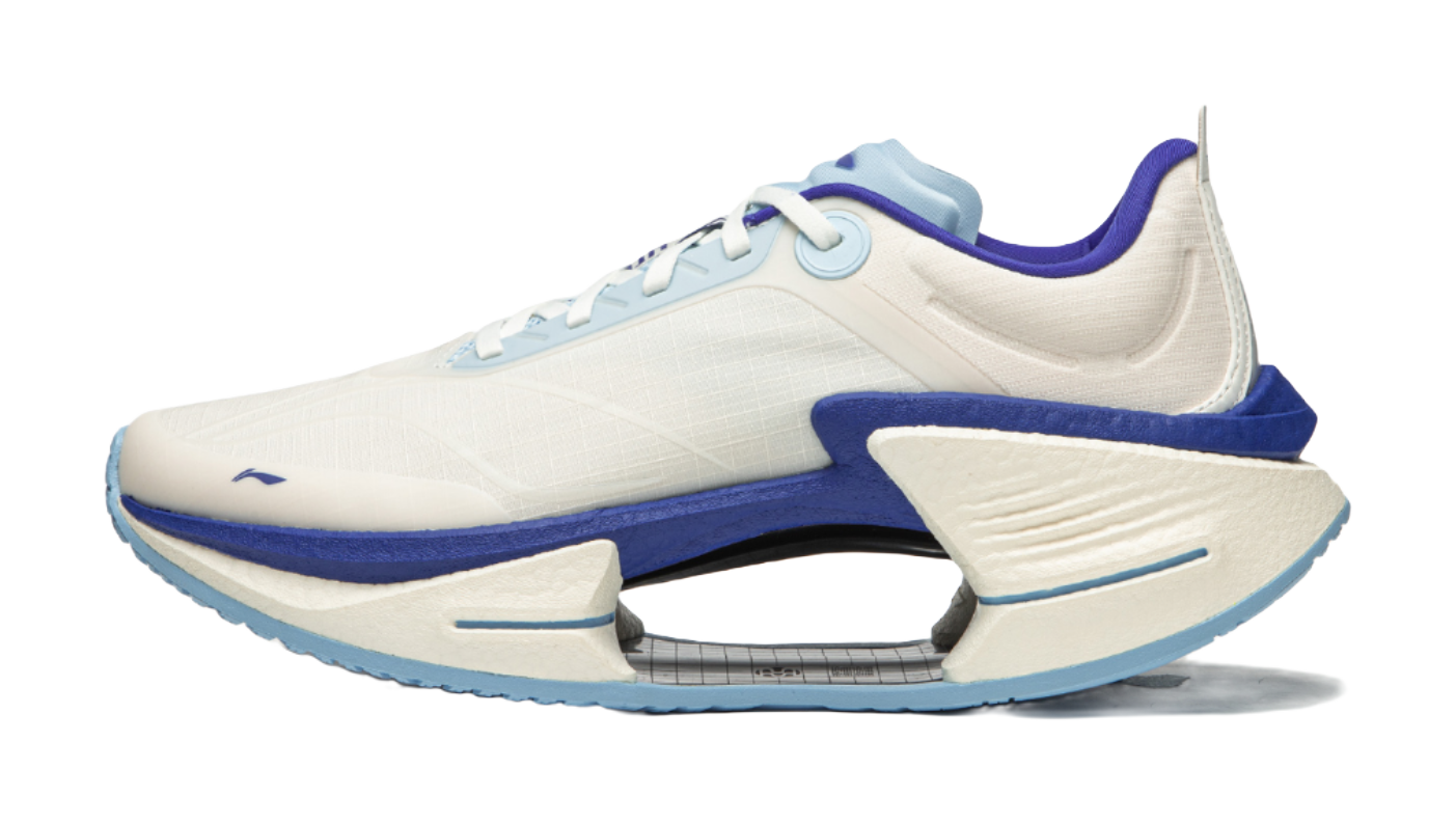 Li Ning Shadow 3 Essential Textile, TPU Cushioning Support Rebound Low top Sprint Running Shoes Mens White  VJsneaker