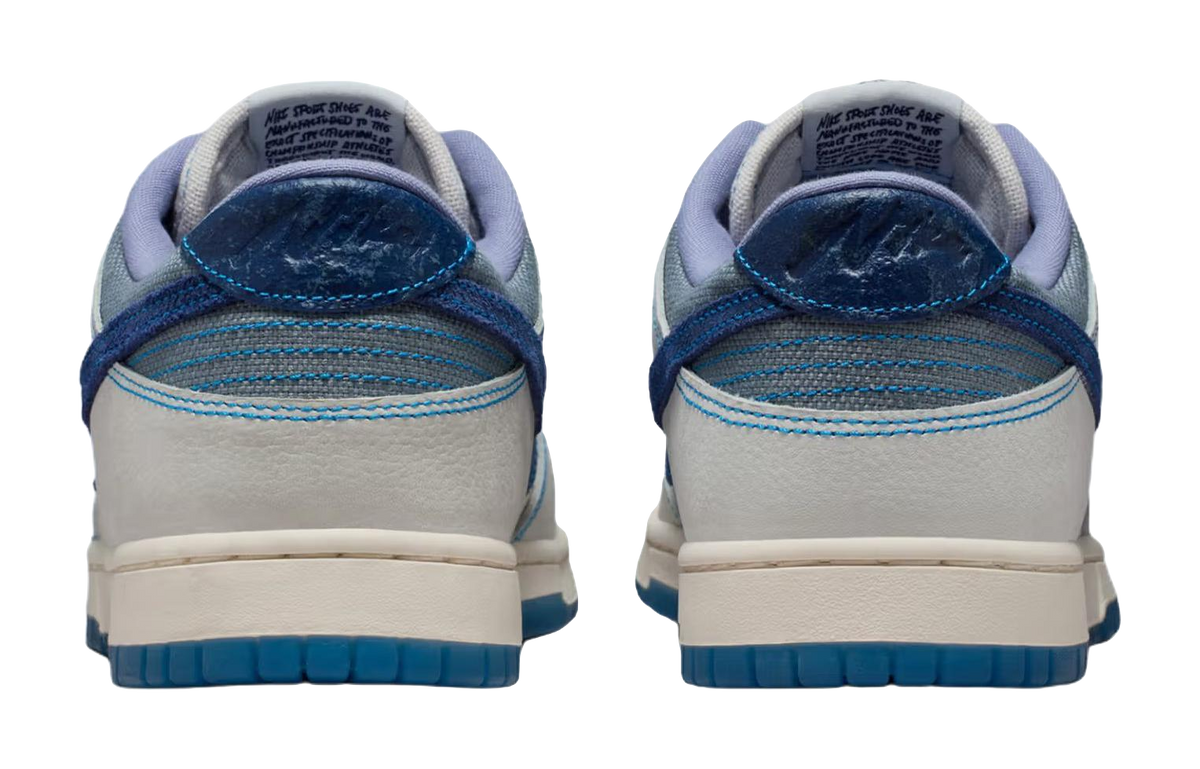 Nike Dunk Low top Skateboard Shoes Unisex White Blue  vjsneaker.com