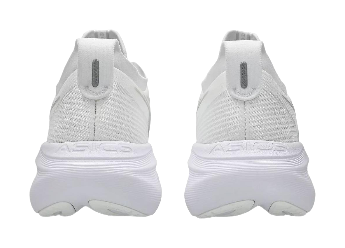 ASICS Gel Nimbus 27 White Glacier Grey  vjsneaker.com