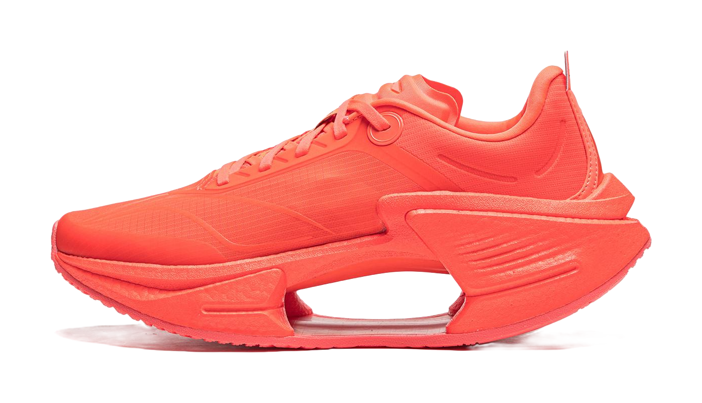 Li Ning Shadow 3 Essential Fabric Low top Casual Running Shoes Mens Red  VJsneaker