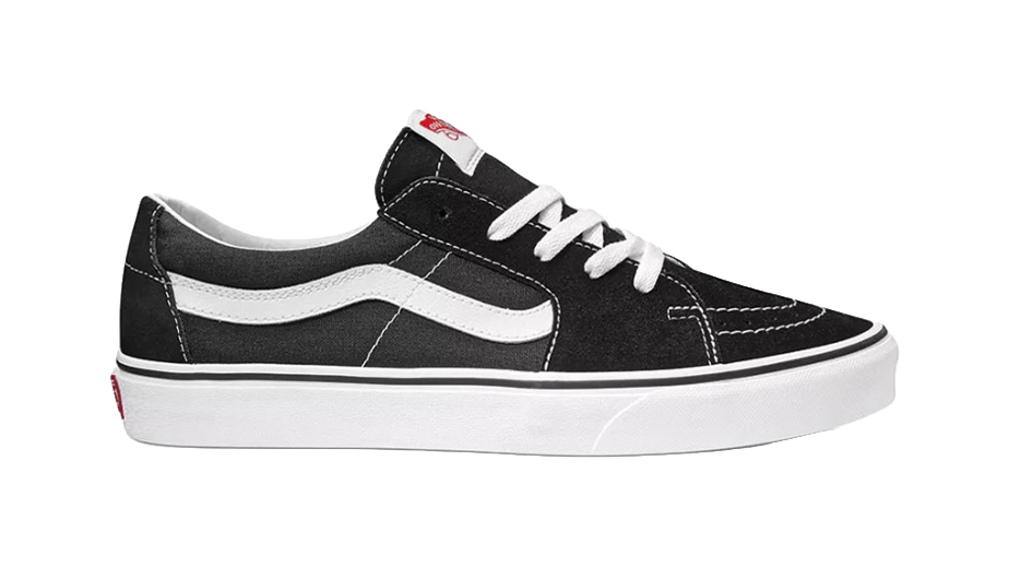 Sk8 Vans-Low Black White  vjsneaker.com