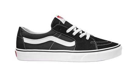 Sk8 Vans-Low Black White  vjsneaker.com
