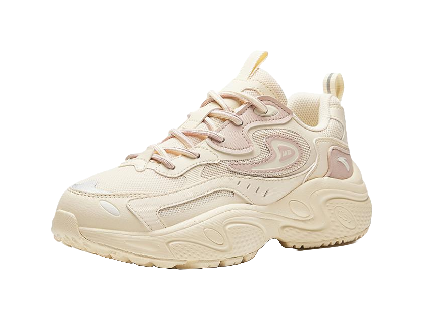 Anta Starlight Breathable Support Low top Chunky Sneakers Women's Ecru 