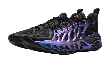 Li-Ning BadFive Sniper 2 Super "Purple Lightning Flash" ABFW013-6 - Outdoor Basketball Shoe Unisex Black Purple