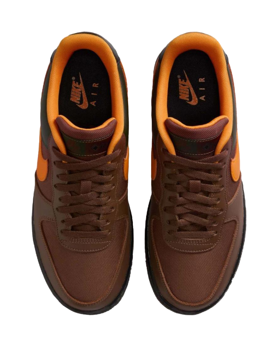 Nike Air Force 1 Breathable Low top Skateboard Shoes Unisex Brown  vjsneaker.com